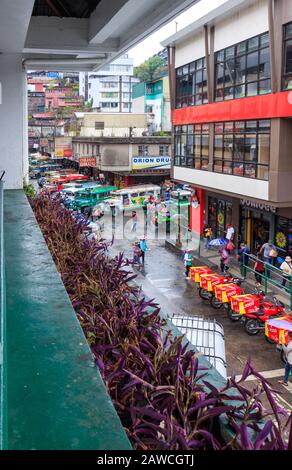 Baguio City, Philippinen - 20. Dezember 2019: Blick auf Baguio City Stockfoto