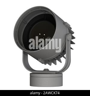 Weißer Hintergrund im Fokus. Isolieren. 3D-Rendering mit hervorragender Qualität in hoher Auflösung. Sie kann vergrößert und als Hintergrund oder Textur verwendet werden Stockfoto