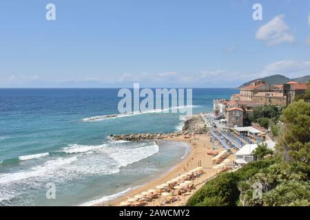 Santa Maria von Castellabate, Salerno, Kampanien, Italien Stockfoto