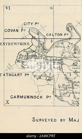 Ordnance Survey of Scotland, Books of Reference to the 25 inch Parish Maps of Scotland, Vol63, Rathven to Ruthven. ORDNANCE SURVEY OF SCOTLAND. BUCH VON LLEFEUENCE ZUM PLAN DER PFARREI RUTHERGLEN IN DER GRAFSCHAFT LANARK, DIE 219-918 HEKTAR UMFASST. COLONEL SIR HENRY JAMES, R.E., F.R.S., F.G.S., &C., SUPERINTENDENT DER ORDNANCE SURVEY. GEDRUCKT IM ORDNUNGSAMT VON SOUTHAMPTON. 1860. Pfarrgemeinde DES Index für Die Skala] Inclo REirrEEWSHIRE. Jhoblzs7t,ECL vn- 7 Sh oilip-ich ofhisare leetforerals the w It cnt . F. C. w. OEF. HEW-ERLÄUTERUNG EEMARKS. Das Ausmaß der Parish Pläne ist Stockfoto