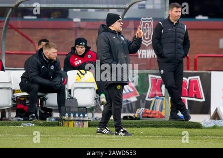 Dens Park, Dundee, Großbritannien. Februar 2020. Scottish Championship Football, Dundee versus Partick Thistle; Partick Thistle Manager Ian McCall Credit: Action Plus Sports/Alamy Live News Stockfoto