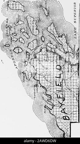 Eine historische Skizze der "Alten Mission" und ihrer Missionare zu den Ojibway-Indianern: Auf Madeline Island, Lake Superior, Wisconsin. Allen, DIE (AN DEN GOOT glauben) OL&lt;D TUGENDEN Der Weihe, Des Mutes, der Nächstenliebe (Hingabe, Glaube, Hoffnung, Liebe, (Geduld, (Philanthropie, Selbst=Opfer und Stetige Toil um Christi Willen zur Ermutigung Der Menschheit, sind Thesepages Herzlich (In Seinem NamebyTHE-AUTOR gewidmet. AO PHcu329420489 Stockfoto