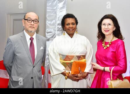 Geburtstag des japanischen Kaisers Am 5. Februar 2020 Im Accra Beach Hotel & Spa Barbados Stockfoto