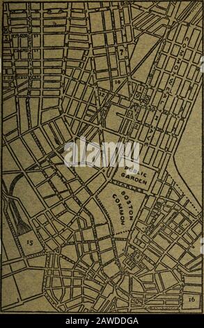 Bulletin 1981-1983, 1997-2004 . Das HERMITAGEAN Ideal Home for Men Students MAP SHOWINO STANDORT OP DIE ABTEILUNGEN OFB08TON UNIVERSITY. 1. Boston University, College of LiberalArts, Graduate School, Summer Ses-sion und General Offices t, Boston University, College of BusinessAdministration 8. Boston University, School of Theology i. Boston University, School of Law 5. Boston University, School of Medicine und Homöopathische Klinik 6. Boston University, Dent, of Religious Education and Social Service 7. College of Secretary Science 8. Forbes-Conant Halle 9. Boston Public Library 10. Alt Süd Stockfoto