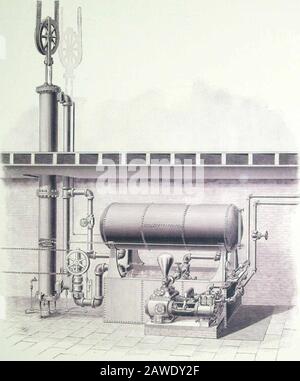 Hydraulische, elektrische, Dampf- und Riemenaufzüge. . CCA IN T F RNATIONAI DER OTIS-STANDARDAUFZUG. 3. DIE. OTIS DRUCKTANKSYSTEM IN DER KOMPAKTESTEN FORM FÜR DEN BETRIEB VON HYDRAULISCHEN AUFZÜGEN 4 DER OTIS-STANDARD ELEVATORHYDRAULICELECTRICSTEAMANDBELTELEVATORS Stockfoto