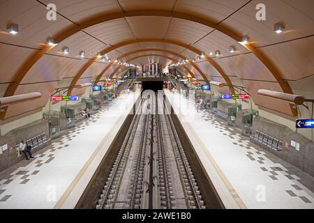 U-Bahnhof Serdika, Sofia, Provinz Sofia, Bulgarien Stockfoto