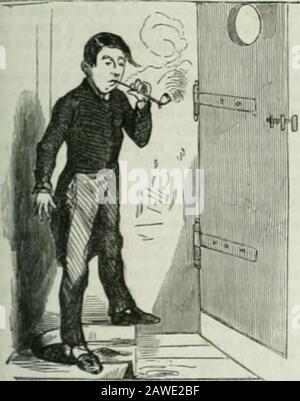 L'Illustration : Journal universel . Enfin es excelle ù tous les jeux divers.. ArÏI*.), f exhale et joMpire.R. G.Airiré en troisième, te collégien est en progrèi, II se met A famer de lanis dans une pipe, et pourcela il cherche les endroits retirés. Stockfoto