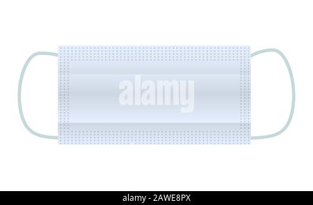 Abbildung Des Symbols Für Medizinische Maske Stock Vektor