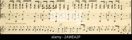 Lieder der Studenten : die neuesten und beliebtesten College-Songs, wie sie jetzt in Harvard, Yale, Columbia ..Union usw. gesungen werden. ^^^^M^m P =t*: *Upsee,upsce,tra-la - la - la, Upsee,upsee,tra-Ia - la - la, Upsee,upsee,tra-la - la,Der festale Tag hat Korac.I. hören Sie die Stiefel,tie Stiefel,die Stiefel,b-b-b-b-b-b-b-b-b-b-b-b-b-b-b-b-b-b-b-b-b-b-b-b-b-b-b-b-b- FraDi - ein - vo-lo, Tlie Räuber! I 3 5 -•- • ^* Stockfoto