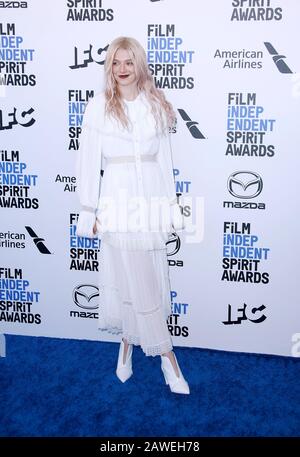 Santa Monica, USA. Februar 2020. Santa MONICA, KALIFORNIEN - 08. FEBRUAR: Hunter Schafer nimmt am Film Independent Spirit Award 2020 am 08. Februar 2020 in Santa Monica, Kalifornien, an. Foto: Crash/imageSPACE Credit: Imagespace/Alamy Live News Stockfoto