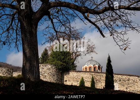 Kloster Studenica in Serbien Stockfoto