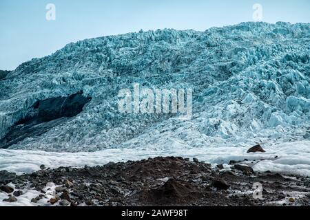 Vatnajökull Gletscher und Berge in Island Stockfoto