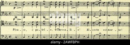 Nouveau traité d'Instrumentation. X derniers sonsdu registre grave. (1) Identique à celle tlu Cor en fa qui ne sort pas.) 8854.H, 24 4 POSAUNEN A COULISSE suraigu aigu médium W, 9 8 - ""Wi&gt;i-j^i j   Quant aux pédales, Auf nen a pas essavé leffet jusquà ce jour^mais je pense quun exécu-tant habile et doué de bons poumons doit produire sans difficulté trois ou quatre de cessons formables " tj i"rr s Un Instrument able datteidre àftde pareilles profondeurs ne saurait parécé parécé, bilité, ET le manement incommode delà coulisse nest pas fait pour lui communiquer desallures plus vives Stockfoto