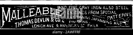 Wissenschaftlicher Amerikanischer Band 71 Nummer 14 (Oktober 1894) . ARAISTRONG * S Rohrleitungundgutting - Maschinen. Hand und Kraft. Größen 1 bis 6 Zoll Wasser. Gas- und Dampf-Fitterstools, Schwenkbare Rohrvisiere, Rohrschneidgeräte. StocKH und Diei* universallyquittiert als Best.Bar Send for Catalog.ARiMistrong MFG. Bridffeport, Conn. WAS HABEN SIE? Wir verfügen über unvergleichliche Marketingmöglichkeiten für neue Artikel, Haushaltsartikel, Neuheiten usw., für Manu-facturers, Jobber, Großhändler und Zeitungsartikel. Wird liberale Begriffe machen. Schreiben Sie uns vollständig und erklären Sie alles neue, was Sie nicht haben Stockfoto