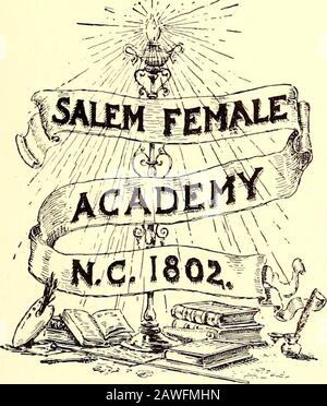 Salem Female Academy and College Catalogs . &lt; Q. QZ&lt; o z KATALOG. SEPTEMBER 1895 JUNI.4%6 ? --^ CQ Stockfoto