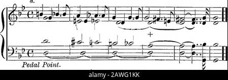 Harmony Simplified, eine praktische Einführung in die Komposition. Pedalpunkt, g: I I II Ill I^ ipSus.V Sack. Orgel Prelude. I -d-li- -J^-.-^^ ^ 3E i Ez i^ T T + + + + mi IHE Wir haben jetzt die Grenze unseres Studienteilnehmers erreicht. Man hofft, dass die Studenten ein faires Wissen über die gesamte musikalische Zusammensetzung des Materials und über die üblichen Methoden der Anwendung dieses 108 HAEMONT-MATERIALS erworben haben. Da diese kleine Arbeit nur darauf abzielt, die barste Harmonie zu verleihen, wird der Student aufgefordert, einige der größeren Arbeiten, die sich mit dem Thema abgasend befassen, in die Studie einzutreten. Wenn diese ein paar Schap Stockfoto