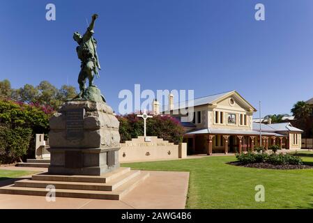 War Memorial im Courthouse am Broken Hill Western Outback New South Wales Australia Stockfoto