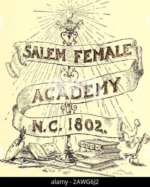 Salem Female Academy and College Catalogs . &gt;*&gt;? KATALOG. 189 I-1892. Stockfoto