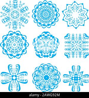 Sammlung von verschiedenen kreativen Grafik-Design-Vektor-Elemente Stock Vektor