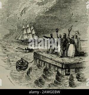 Messéniennen, et Chants populaires . ïif" i.h: Kktoijk -^SHC^-. Au H.^vr" K voilà (( itMi m()l(, onjeirai si sointMJt IAinsi grondaient alors los ratïairs dn vrn( , 3i> 2.11 LK RKTOIJR. Quand aux pâles clartés des fanaux de la Hève, Si tristes à minuit, Le Flux en sabattant pour envahir la grève, Blanchissait dans la nuit au souffle du matin qui déchirait la BrumeAinsi sur mes cheveux volait la fraîche écume; Et quand à leur zénith les feux dun jour dété inondaient ces dalles brûlantes,Ainsi, dans sa splendeur et dans sa esté sous mayleurs De layenses Stockfoto