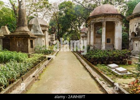 South Park Street Cemetery in Kolkata. Indien Stockfoto