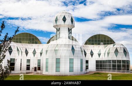 Biosphere 2 Campus in Oracle, Arizona Stockfoto