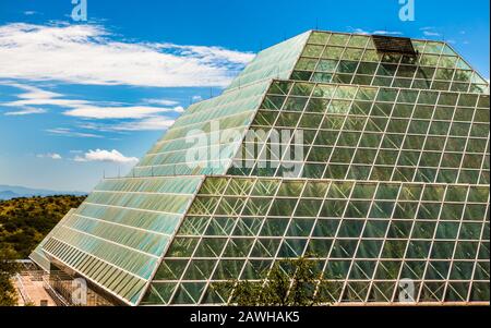 Biosphere 2 Campus in Oracle, Arizona Stockfoto