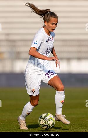Frederikke thogersen (Fiorentina Frauen) während AC Mailand vs Fiorentina Frauen's, Milano, Italien, 08. Feb 2020, Fußball-Frauen im italienischen Fußball-Cup Stockfoto