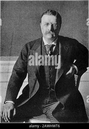 Das Roosevelt Buch; Auswahlen aus den Schriften von Theodore Roosevelt. Copyright, 1904/05, Artluir Hewitt. Stockfoto