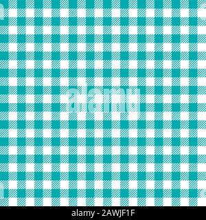 Nahtloses Gingham Muster Hintergrund Stock Vektor