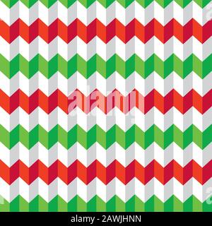 Nahtlose Textur im Chevron-Muster. Vektorgrafiken. Stock Vektor