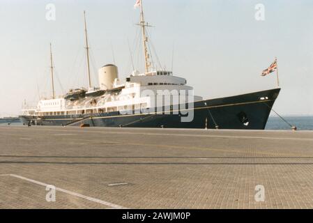 Royal Yacht Britannia, Aden, Jemen. Stockfoto