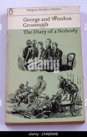 Cover einer Penguin-Ausgabe des "Diary of a Nobody" von George und Weedon Grossmith gedruckt 1978 Stockfoto