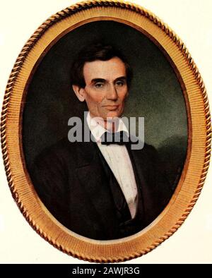 Lincoln hundertjährige Zahl. Abraham LINCOLN Miniatur (Größe des Originals) gemalt auf £*£"*• bei tg^™^* * Joh ^^RIS-nroredb^He^HoSooten T. Lincoln. The Century Magazine Vol. LXXVII FEBRUAR, 1909 Nr. 4 LINCOLN THE LEADER1 VON RICHARD WATSON GILDER GREATER AND GREATER ES waren nicht viele Jahre nach dem Civilwar, dass ich zuerst nach New York kam.There Ich traf, mit Jugendlichen Neugier und Bewunderung für Genie, unter anderem Liter-Licht des Tages, Edmund ClarenceStedman, der diese dynamische Lyrik über Ossawatomie Brown, Pro-Phätiker des Krieges, herausgefallen hatte; der dem Präsidenten die Forderung nach einem c angesprochen hatte Stockfoto