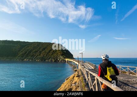 Procida (Italien) - Vivara Island, ein Naturreservat und geschützte Oase in Procida, Phlegrean Fields Stockfoto