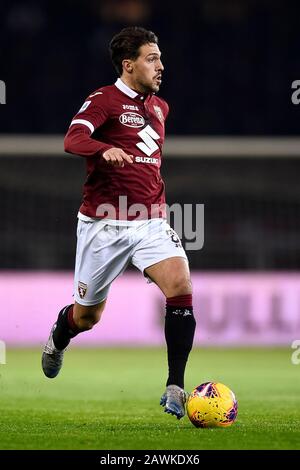 Turin, Italien - 08. Februar 2020: Simone Verdi vom Torino FC im Einsatz während des Serie-A-Fußballspiels zwischen Torino FC und UC Sampdoria. UC Sampdoria gewann mit 3:1 über Torino FC. Kredit: Nicolò Campo/Alamy Live News Stockfoto