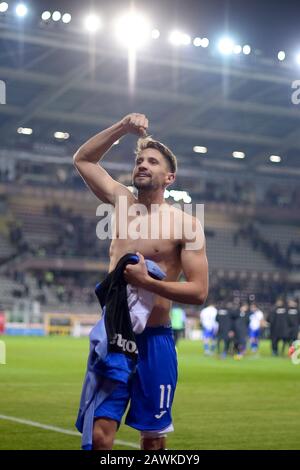 Turin, Italien - 08. Februar 2020: Gaston Ramirez von UC Sampdoria feiert den Sieg am Ende des Serie-A-Fußballspiels zwischen Torino FC und UC Sampdoria. Kredit: Nicolò Campo/Alamy Live News Stockfoto