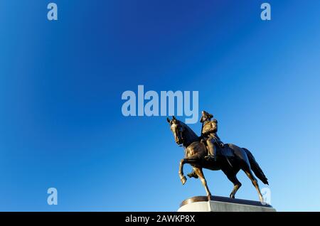 George Washington Statue im Boston Public Garden, Boston, Massachusetts, USA Stockfoto