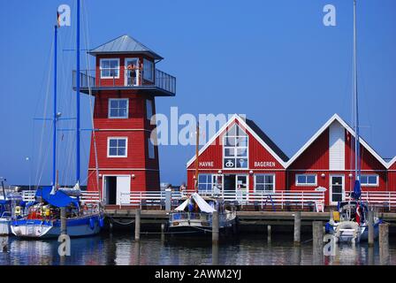 Bagenkop-Hafen, Langeland-Insel, Fünen, Dänemark, Skandinavien, Europa Stockfoto