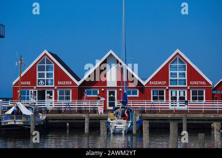 Bagenkop-Hafen, Langeland-Insel, Fünen, Dänemark, Skandinavien, Europa Stockfoto