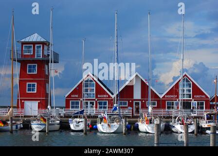 Bagenkop-Hafen, Langeland-Insel, Fünen, Dänemark, Skandinavien, Europa Stockfoto