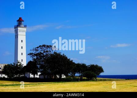 Leuchtturm Kelsnor, Insel Langeland, Fünen, Dänemark, Skandinavien, Europa Stockfoto