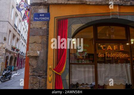 Café des Federations, Lyon, Frankreich Stockfoto