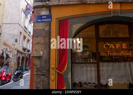 Café des Federations, Lyon, Frankreich Stockfoto