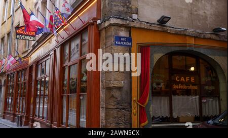 Café des Federations, Lyon, Frankreich Stockfoto