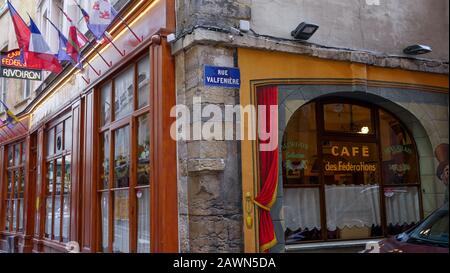 Café des Federations, Lyon, Frankreich Stockfoto