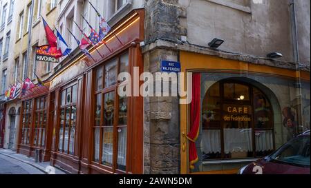 Café des Federations, Lyon, Frankreich Stockfoto