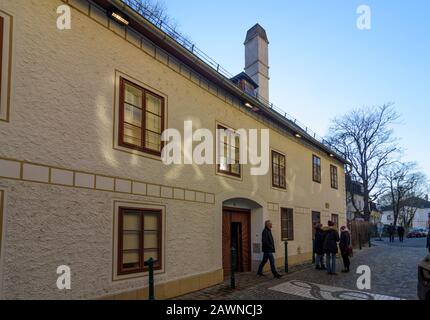 Wien, Wien: Museum Beethoven-Haus, Probusgasse 6, Bezirk Heiligenstadt im 19. Döbling, Wien, Österreich Stockfoto