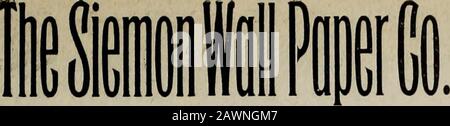 Fort Wayne, Indiana, Stadtverzeichnis . Roeville. "^ Hoffman A E, pr, 9, 129, 7900 Dollar, Wayne, Ft Wayne. ^^ Hoffman Christian, f, 21, 119, 3050, Monroeville, Monroeville. CD Hoffman Elizabeth, f, 16, 40, 800 Dollar, Madison, Hoagland. Jflj Hoffman Gideon, p, 1355 Dollar, Springfield, Harlan. -t Hoffman Geo Sr, f, 1-12, 155, 4050 Dollar, Springfield, Halls Cor. H3 Hoffman George B, f, 6, 48, 1250 Dollar, Madison, Hoagland. &gt; Hoffman G W, f, 35-36, 89, 3945 US-Dollar, Springfield, Harlan. - Hoffman Henry, pr, 23, 40, 1425 Dollar, Adams, Ft Wayne. " * S^ Hoffman Henry, f, 3-10-17, 398, 9950 Dollar, Madison, Monroeville ^^ Hoffman Jacob, f, 11-12, 175 Stockfoto