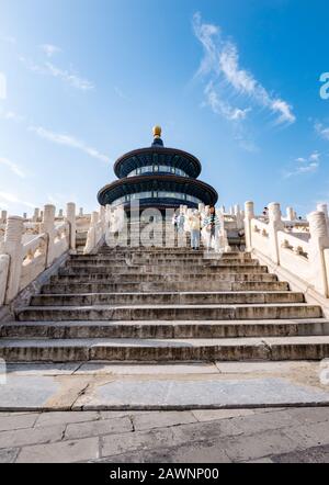 Saal des Betens für Gute Ernten, Tempel des Himmelskomplexes, Peking, China, Asien Stockfoto